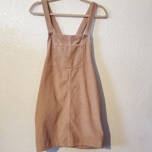 Topshop Corduroy Pinafore dress